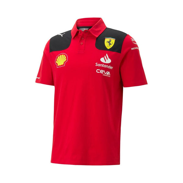 Scuderia Ferrari F1 2023 Team Polo Shirt – Red